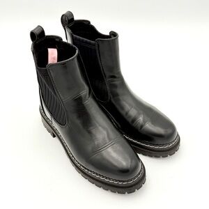 SAM & LIBBY Black Chelsea‎ Boot Size 8 1/2